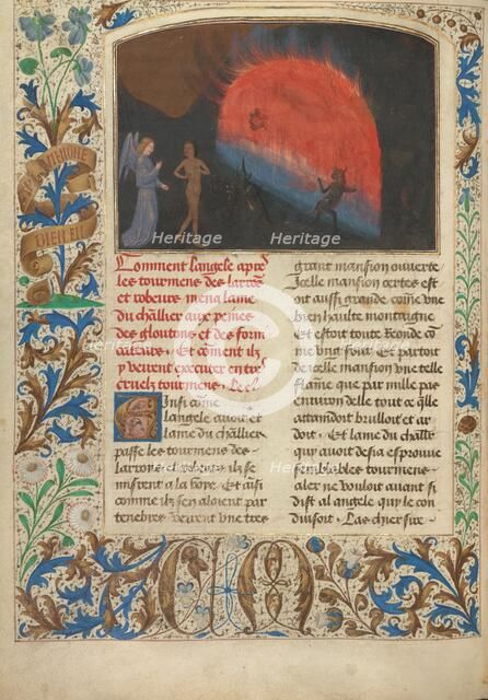 The House of Phristinus; Les Visions du chevalier Tondal, 1475. Creator: Simon Marmion.