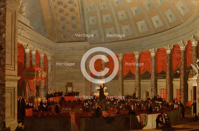 The House of Representatives, 1822, probably reworked 1823. Creator: Samuel Finley Breese Morse.