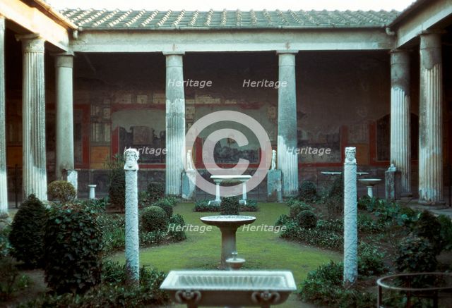 The house of the Vettii in Pompeii, 1st century. Creator: Unknown.