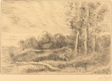 The House of the Well (La maison du puits). Creator: Alphonse Legros