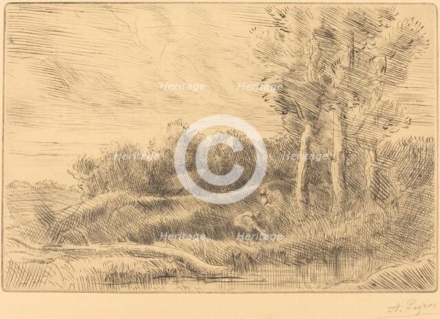 The House of the Well (La maison du puits). Creator: Alphonse Legros.