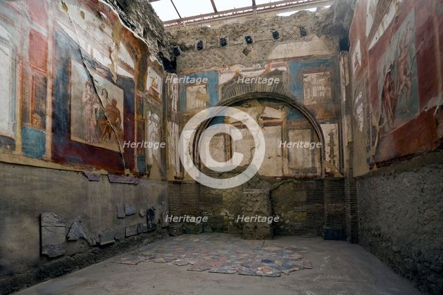 The House of the Augustales, Herculaneum, Italy. Creator: Samuel Magal.