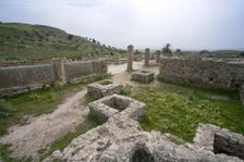 The House of the Fishing Scene at Bulla Regia, Tunisia. Creator: Samuel Magal