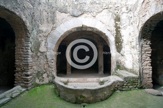 The House of the Fishing Scene at Bulla Regia, Tunisia. Creator: Samuel Magal.