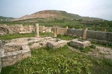 The House of the Fishing Scene at Bulla Regia, Tunisia. Creator: Samuel Magal