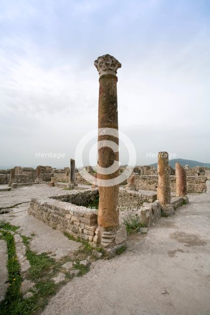 The House of the Hunting Scene, Bulla Regia, Tunisia. Creator: Samuel Magal.