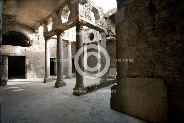 The House of the Hunting Scene, Bulla Regia, Tunisia. Creator: Samuel Magal.