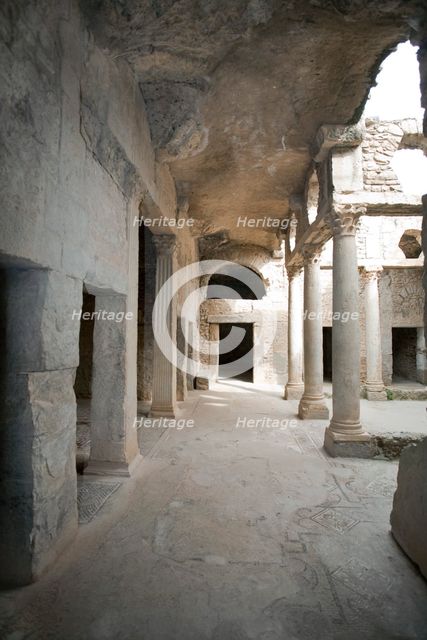 The House of the Hunting Scene, Bulla Regia, Tunisia. Creator: Samuel Magal.