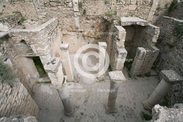 The House of the Hunting Scene, Bulla Regia, Tunisia. Artist: Samuel Magal