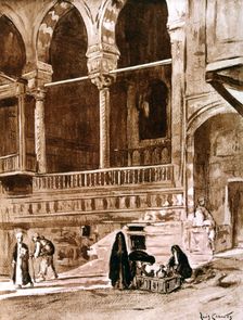 The House of the Qadi (beit el-qadi), Cairo, Egypt, 1928. Artist: Louis Cabanes