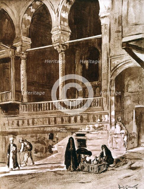 The House of the Qadi (beit el-qadi), Cairo, Egypt, 1928. Artist: Louis Cabanes