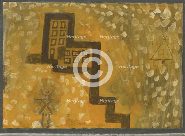 The House On High, 1923. Creator: Klee, Paul (1879-1940).