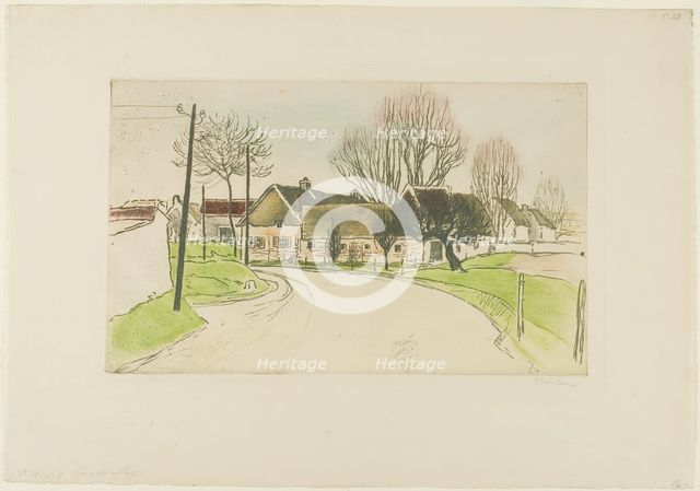 The House on the Edge of the Village, 1902. Creator: Theophile Alexandre Steinlen.