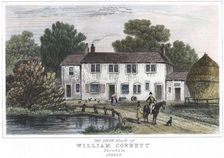 The house at Farnham, Kent, in which William Cobbett was born, 1763 (1834)