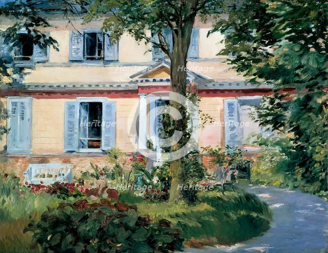 The House at Rueil, 1882. Artist: Manet, Édouard (1832-1883)
