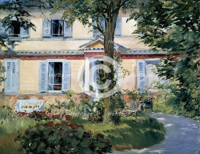 The House at Rueil, 1882. Artist: Manet, Édouard (1832-1883)