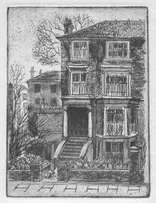 The House across the Street 1951. Creator: Shirley Markham