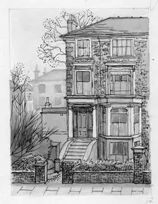 The House across the Street 1951. Creator: Shirley Markham
