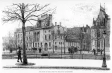 The House in Paris, from the Boulevard Malesherbes c1880-1882.Artist: Jean Louis Ernest Meissonier