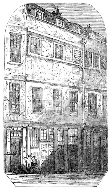 The House in which Chatterton died, Brook-Street, Holborn, 1857. Creator: Unknown.