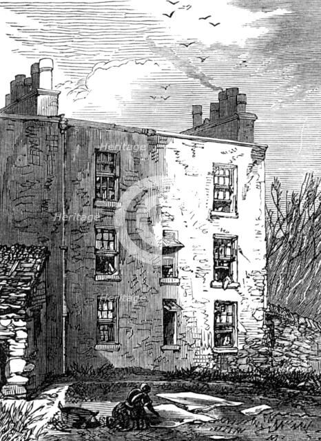 The house in which Livingstone was born, 1874. Creator: Unknown.