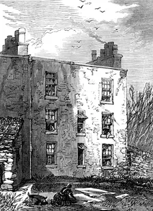 The house in which Livingstone was born, 1874. Creator: Unknown