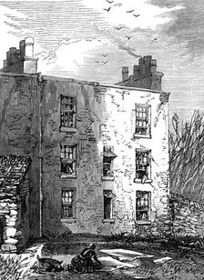 The house in which Livingstone was born, 1874. Creator: Unknown