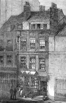 The house in which Pope was born, 1872. Creator: Unknown