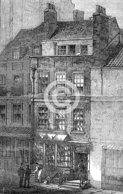 The house in which Pope was born, 1872. Creator: Unknown.