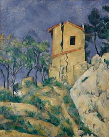 The House with the Cracked Walls, 1892-94. Creator: Paul Cezanne
