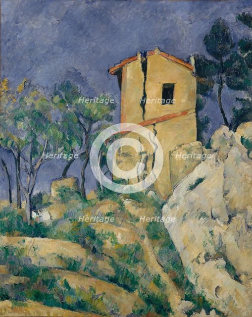 The House with the Cracked Walls, 1892-94. Creator: Paul Cezanne.