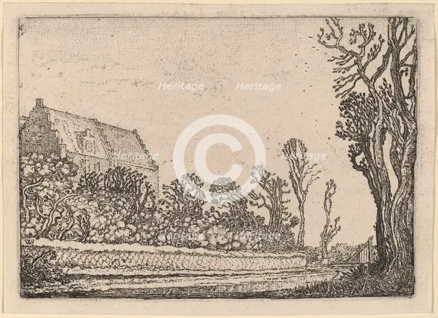 The House with the Stepped Gable, 1621. Creator: Willem Pietersz. Buytewech.