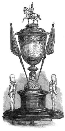 The Household Brigade Steeplechase Cup, 1872. Creator: Unknown