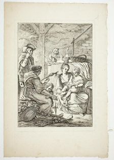 The Household Peasant, 1784. Creator: Pierre Lelu