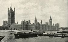 The Houses of Parliament (c1897). Artist: E&S Woodbury
