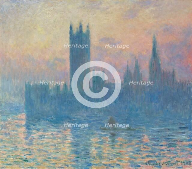 The Houses of Parliament, Sunset, 1903. Creator: Claude Monet.