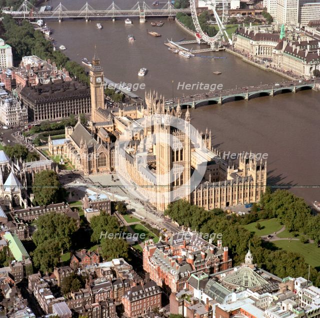 The Houses of Parliament, Westminster, London, 2002. Artist: EH/RCHME staff photographer