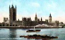 The Houses of Parliament, Westminster, London, early 20th century