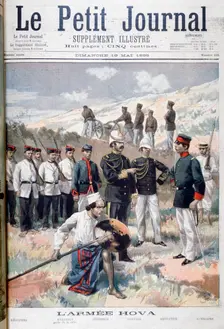 The Hova army, Madagascar, 1895. Creator: F Meaulle