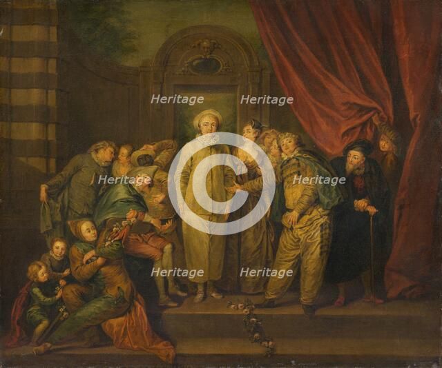 The Italian Comedians (copy), 19th century. Creator: Anon.