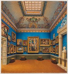 The Italian Hall in the old Städel Art Institute on Neue Mainzer Straße, c1838-c1839. Creator: Mary Ellen Best