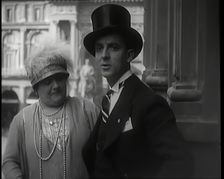 The Italian Opera Singer Luisa Tetrazzini Marrying Pietro Vernati, 1926. Creator: British Pathe Ltd