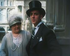 The Italian Opera Singer Luisa Tetrazzini Marrying Pietro Vernati, 1926. Creator: British Pathe Ltd