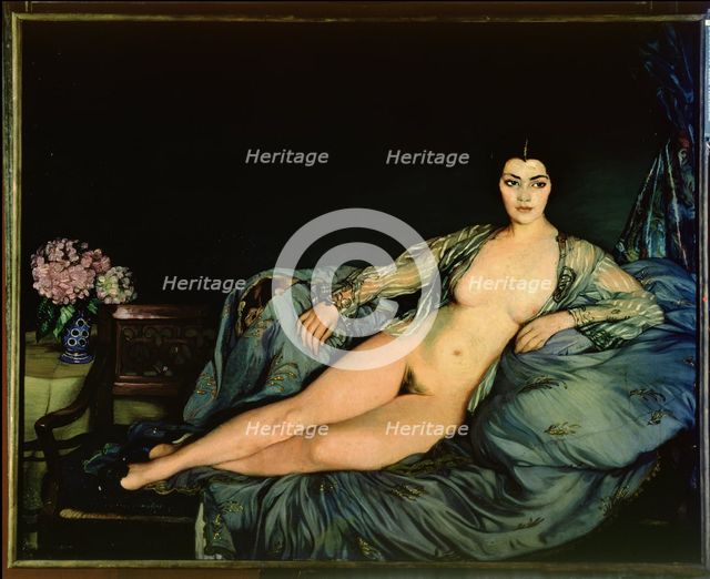 'The Italian woman', 1931. Creator: Ignacio Zuloaga.