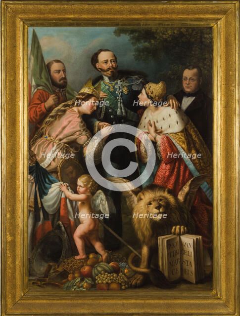 The Italian Unification (Unità d'Italia), ca 1866. Creator: Casa, Giacomo (1827-1887).