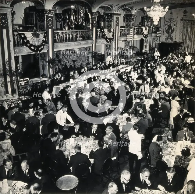 The IV International Congresses on Tropical Medicine and Malaria: banquet at the Mayflower..., 1948. Creator: Unknown.