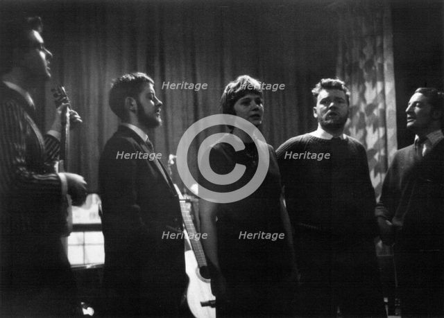 The Ian Campbell Folk Group, Cecil Sharp House, London, c1960s. Artist: Eddis Thomas