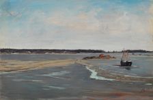 The Ice in March, 1880. Creator: Fanny Churberg