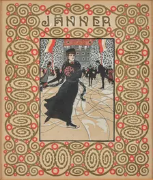 The ice skater. Monthly newsletter: January. Creator: Krenek, Carl (1880-1949)