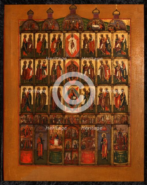 The Iconostasis, Early 19th cen.. Artist: Russian icon  